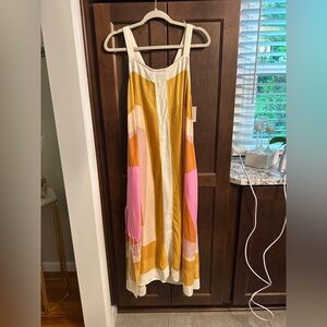 O'Neill Dress in Yellow, Pink, and Cream